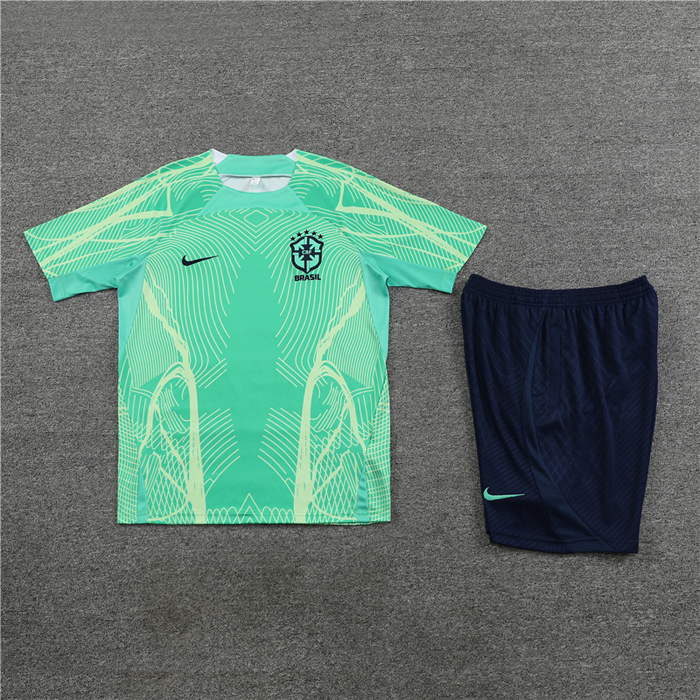 Chandal del Brasil Manga Corta 2022-23 Verde - Pantalon Corto